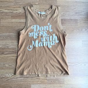 Junk Food “Don’t Mess With Mama” Muscle Tank